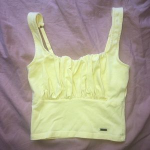 Hollister xxs yellow Cami